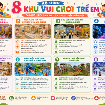  Các Mô Hình Khu Vui Chơi Trẻ Em Được Ưa Chuộng Hiện Nay