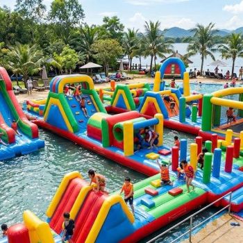Nhà Phao Ngoài Trời: Giải Pháp Vui Chơi Cho Công Viên Và Khu Du Lịch