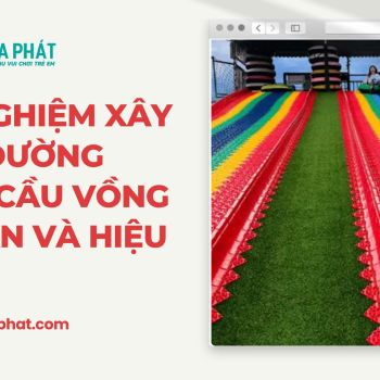 Kinh nghiệm xây dựng đường trượt cầu vồng an toàn và hiệu quả