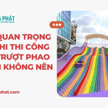 5 lưu ý quan trọng trước khi thi công đường trượt phao khô bạn không nên bỏ qua