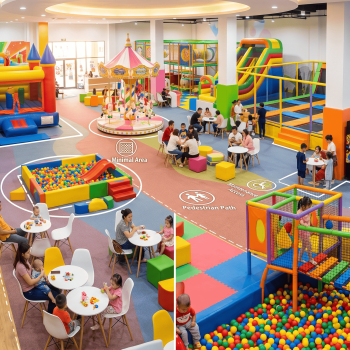 Diện tích tối thiểu để làm khu vui chơi