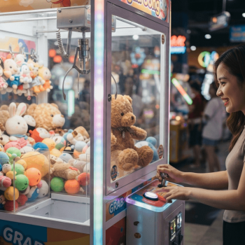 Máy Gắp Gấu Bông Khu Vui Chơi: Mẫu Máy, Giá & Kinh Nghiệm Chọn