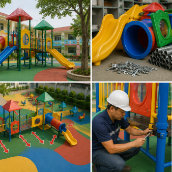 Thi công nhà liên hoàn cho trường mầm non