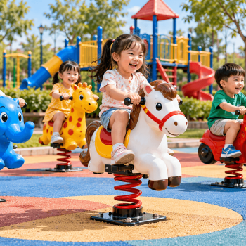 Thú Nhún Công Viên: Cấu Tạo, Vật Liệu, Công Năng Và Cách Bảo Dưỡng