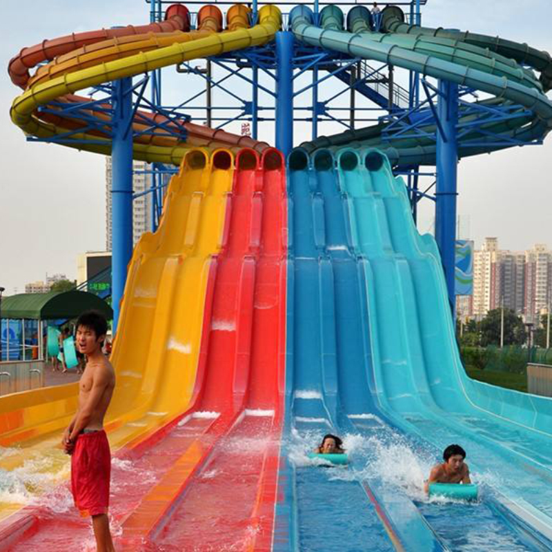 Freefall-high-speed-octopus-racing-water-slide