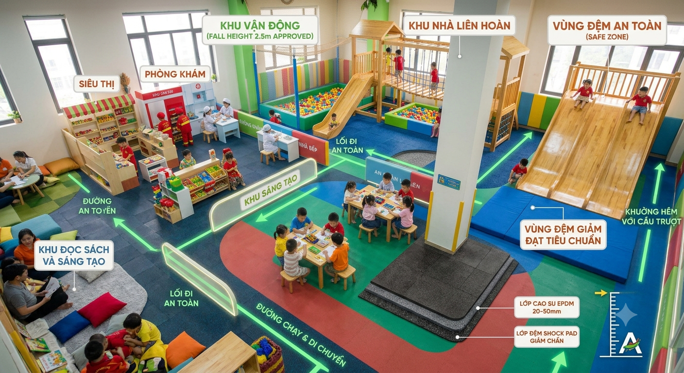 trang-bị-sàn-giam-chan-cho-khu-vui-choi-tre-em